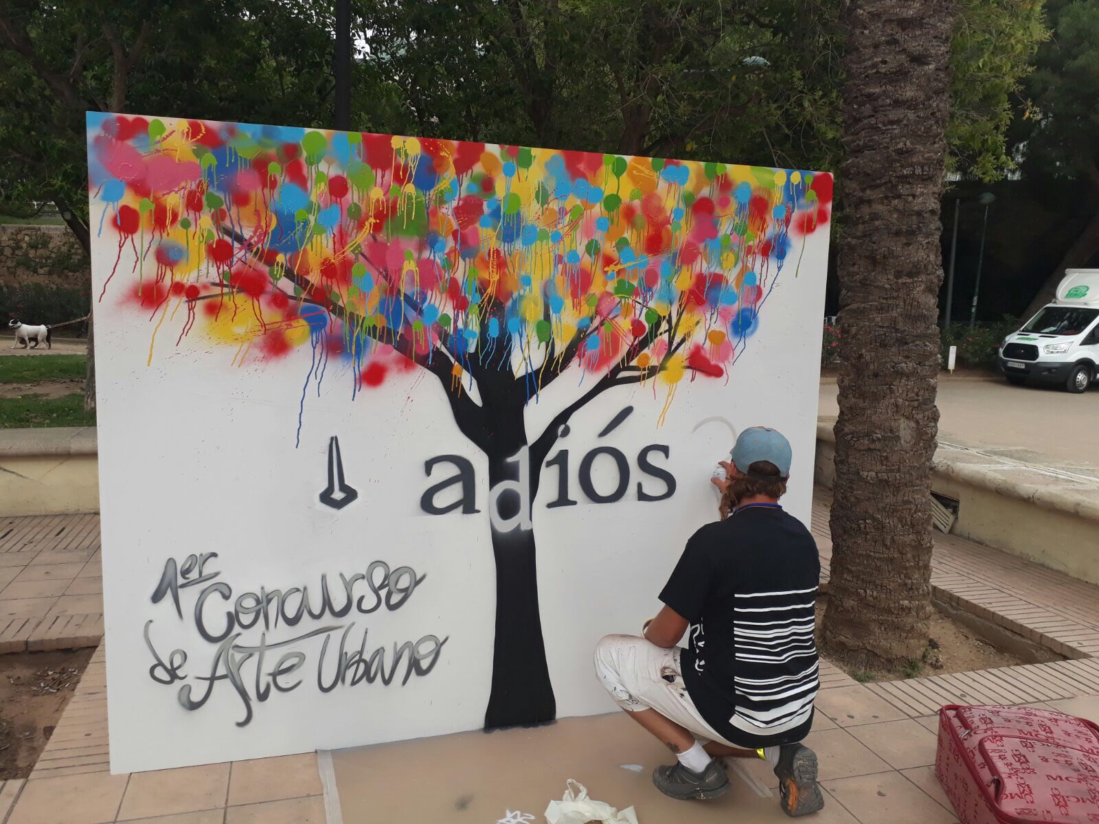 Gran calidad y sorpresa en la creación de las obras del Concurso de Arte Urbano organizado por Adiós Cultural en Valencia